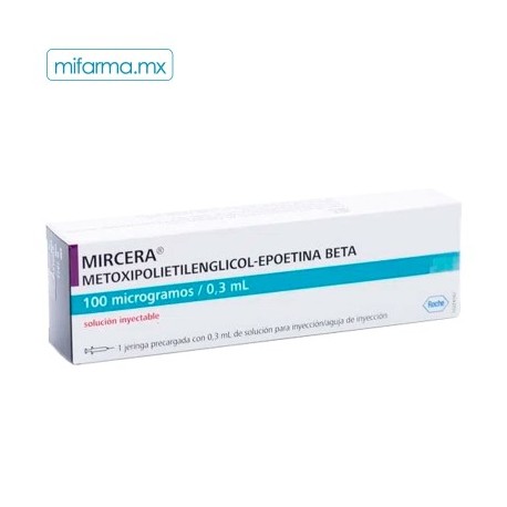 Mircera 100 mcg/0.3ml c/1 Jeringa prellenada