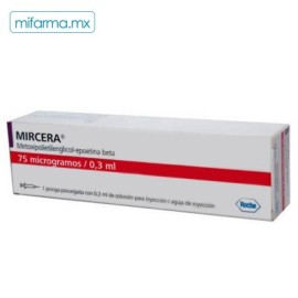 Mircera 75 mcg/0.3ml c/1 Jeringa prellenada