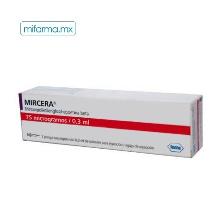 Mircera 75 mcg/0.3ml c/1 Jeringa prellenada