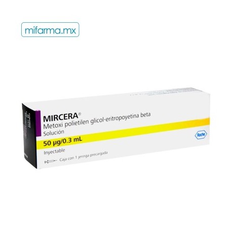 Mircera 50 mcg/0.3ml c/1 Jeringa prellenada