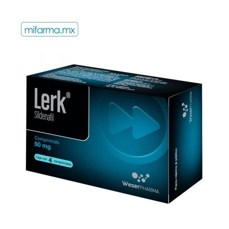 Lerk Sildenafil 50mg c/4 comprimidos
