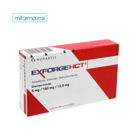 Exforge HCT Novartis 5mg/160mg/12.5mg c/28 comp
