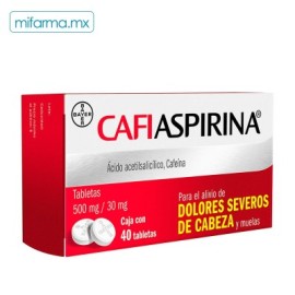Cafiaspirina 500mg / 30mg c/40 Tab