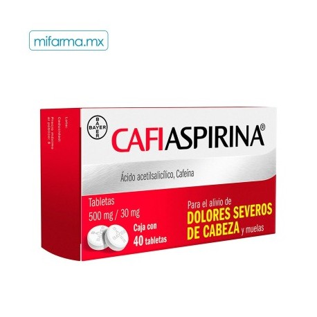 Cafiaspirina 500mg / 30mg c/40 Tab