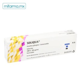 Soliqua 100 U, 50 mcg/ml c/1 Pluma
