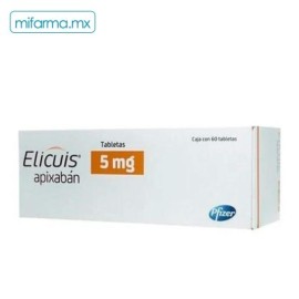 Elicuis 5mg Apixabán c/60 Tab