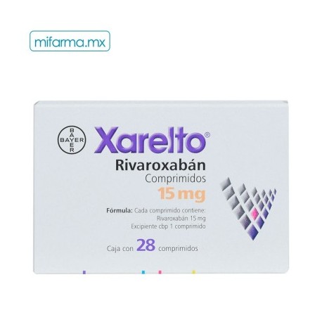 Xarelto 15mg c/28 comprimidos