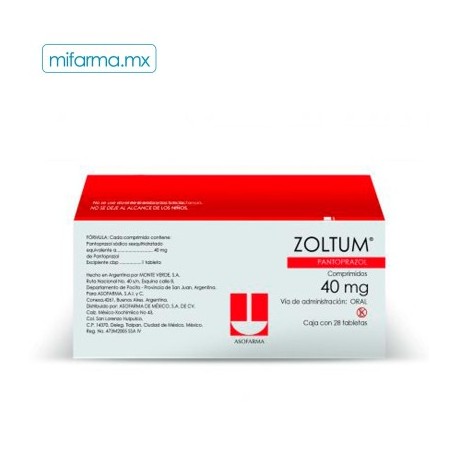 Zoltum 40 mg c/28 tabletas