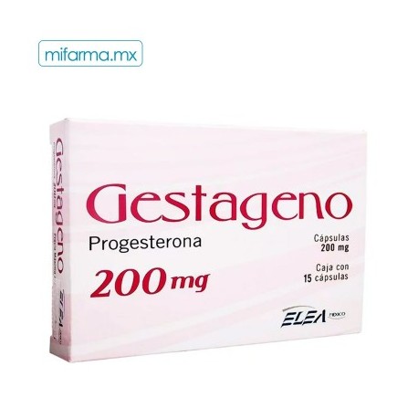 Gestageno 200mg c/15 cápsulas