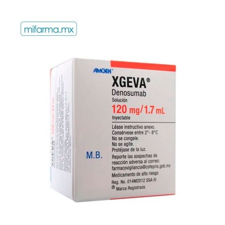Xgeva 120mg 1.7 ml c/1 Frasco amp
