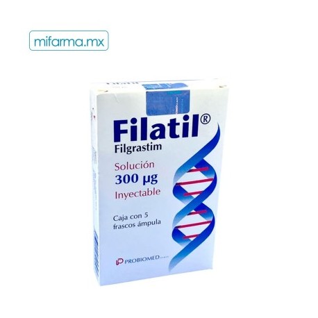 Filatil 300 mcg Iny c/5 Amp