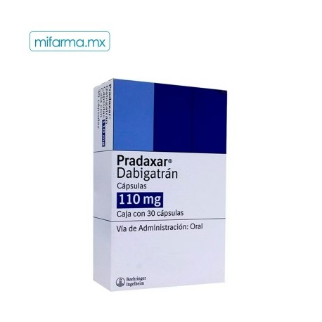 Pradaxar 110 mg 30 cápsulas