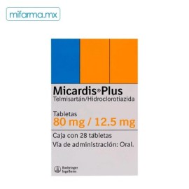 Micardis Plus 80 mg 12.5 mg 28 tabletas