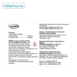 Levetiracetam 500mg c/30 Tab