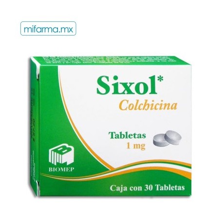 Sixol Colchicina 1mg c/30 Tab