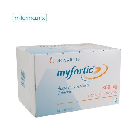 Myfortic 360 mg c/120 tabletas