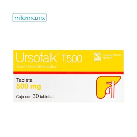 Ursofalk 500 mg 30 tabletas