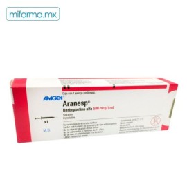 Aranesp 500mcg c/1 Jeringa Prellenada