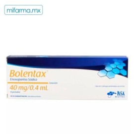 Bolentax Enoxaparina Sódica 40mg c/2 Jeringas...