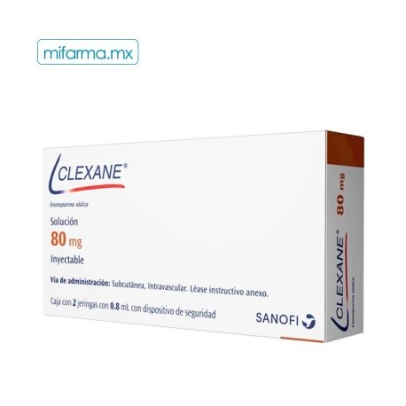 Clexane Enoxaparina Sódica 80mg c/2 Jeringas de...