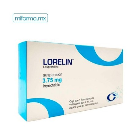Lorelin 3.75mg c/1 frasco ámpula