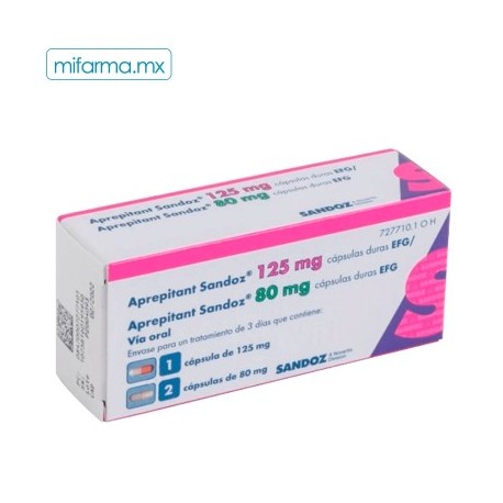 Aprepitant 125/80mg c/3 cap