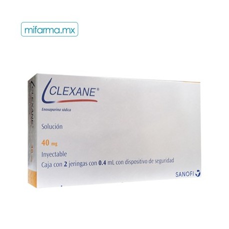 Clexane 40mg c/2 Jeringas de 0.4ml
