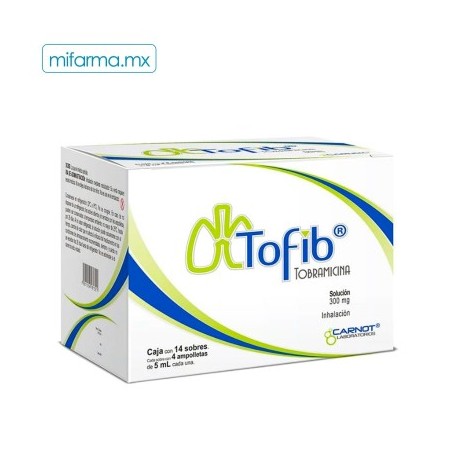Tofib 300mg 5ml (14 sobres c/4 amp de 5ml c/u)
