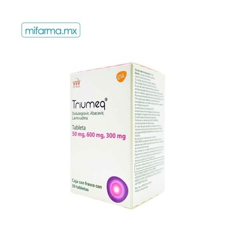 Triumeq 50 mg 600 mg 300 mg c/30 tabletas
