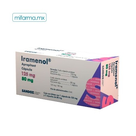 Iramenol 125/80mg c/3 cap