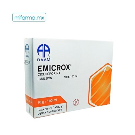 Emicrox Emulsion 10g-100ml c/1 Fco y Pipeta