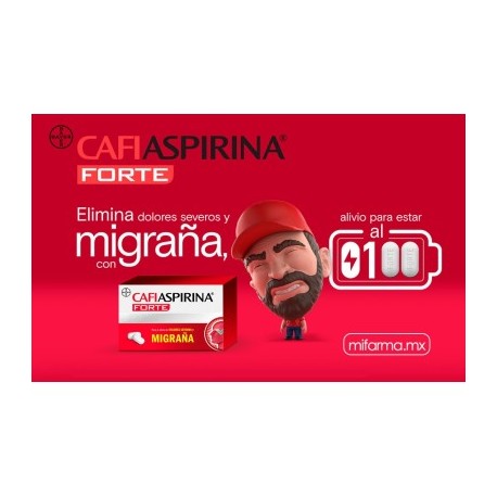 Cafiaspirina Forte 650mg / 65mg c/24 Tab