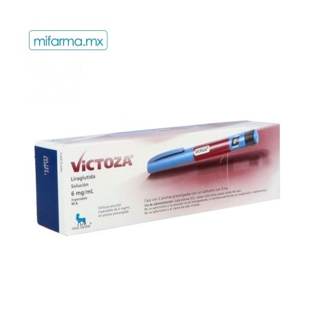 Victoza Liraglutida 6mg c/2 Plumas de 3ml