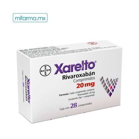 Xarelto 20mg c/28 comprimidos