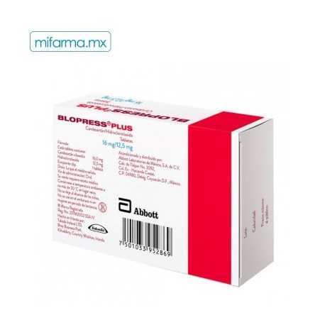 Blopress Plus 16 mg 12.5 mg c/28 tab