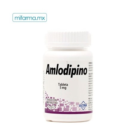Amlodipino 5mg Ultra c/100 tab