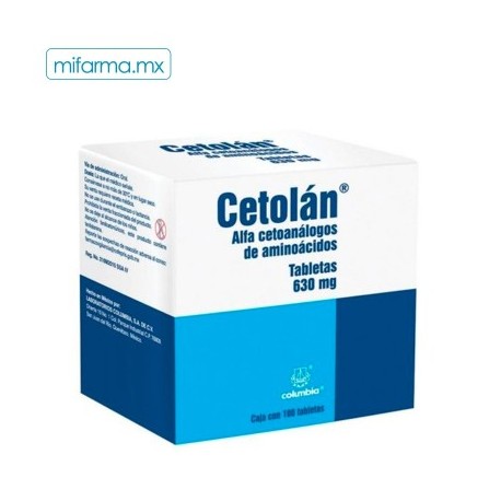 Cetolán 630mg c/100 Tab