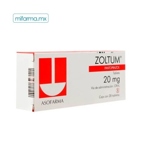 Zoltum 20 mg 28 tabletas