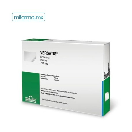 Versatis 700mg 3 sobres c/5 parches c/u