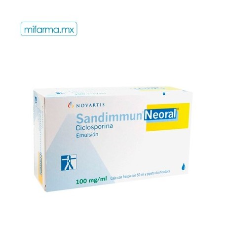 Sandimmun Neoral Emulsión 100 mg/ml c/1 fco 50ml